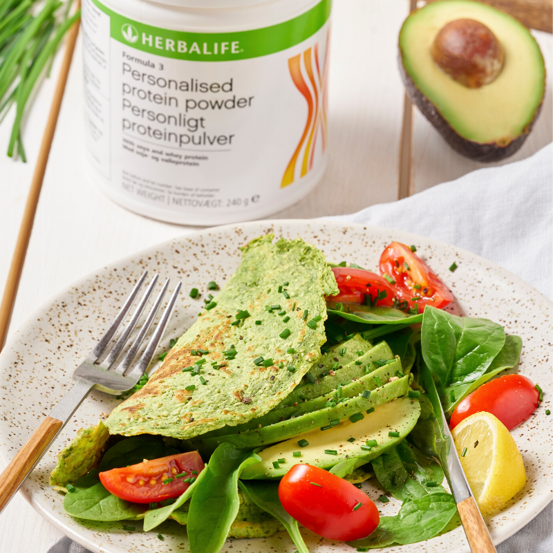 High Protein Spinach Omlette 🍳